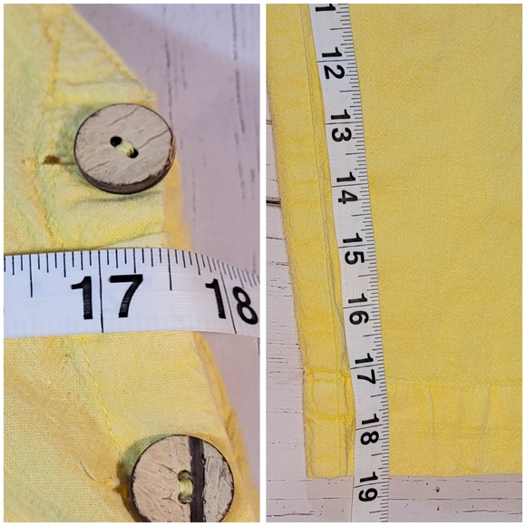 Sacred Threads Yellow Spring Time Boho Romper Overalls Women's M/L - Picture 15 of 15